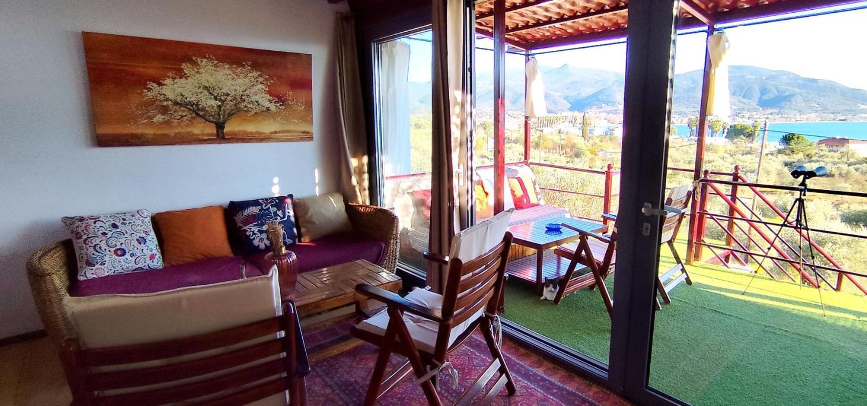 Cozy House With Amazing View! Διαμέρισμα Λουτρά Αιδηψού Εξωτερικό φωτογραφία