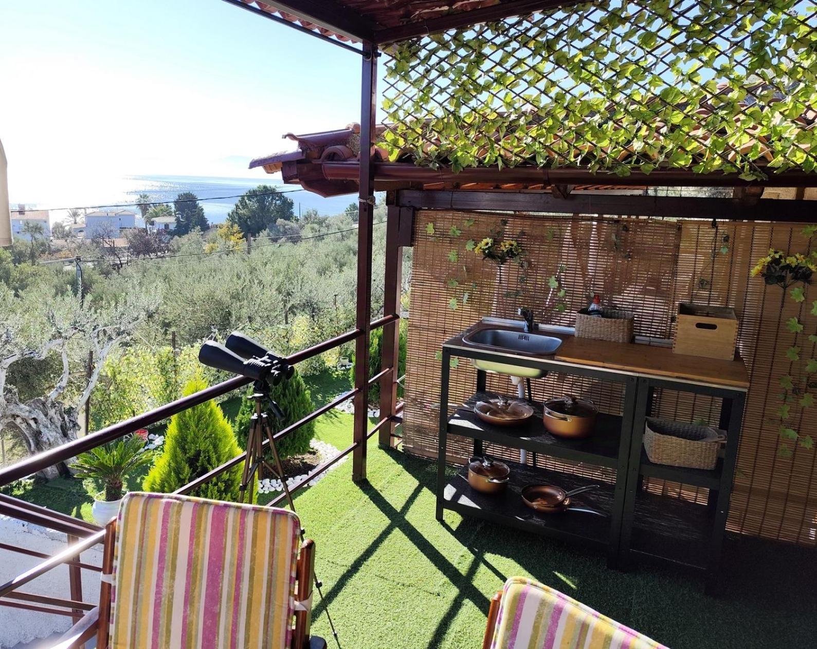 Cozy House With Amazing View! Διαμέρισμα Λουτρά Αιδηψού Εξωτερικό φωτογραφία